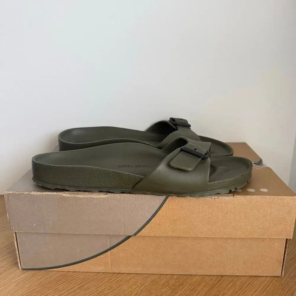 Birkenstock Madrid Eva ‘Forest Green’ Unisex Sandals- SZ Men 8- Women 10